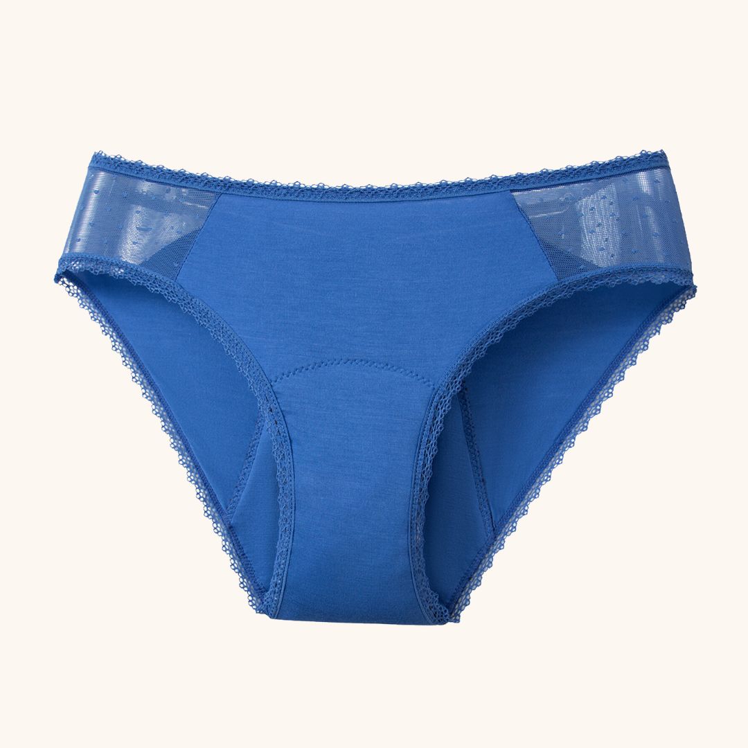 THINX Modal Cotton Brief Period Underwear 1X Blue Houndstooth Protection  Panty - Lacadives